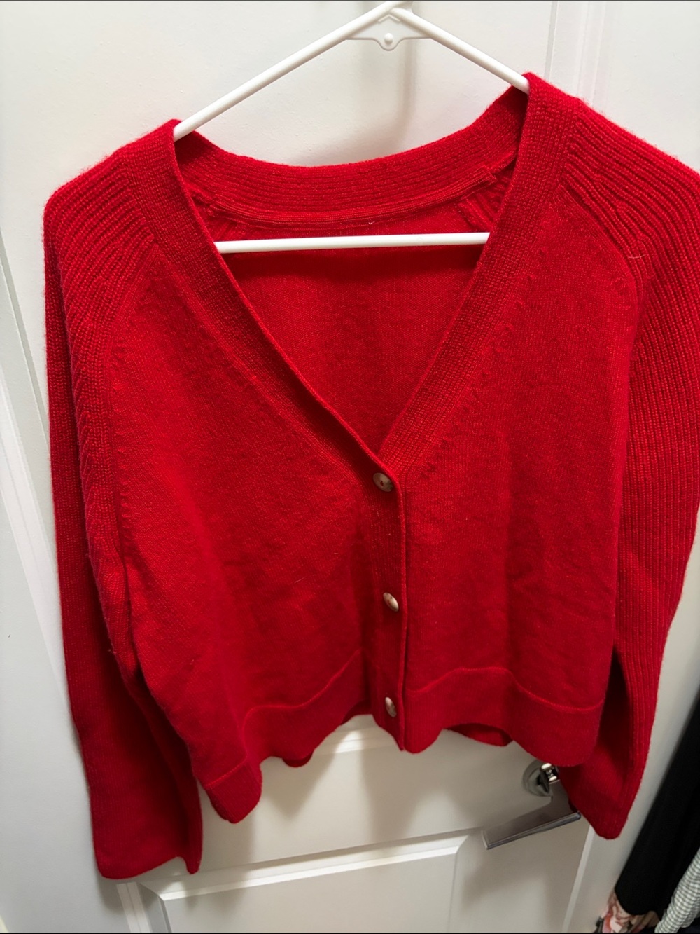 lululemon Cashmere Slim-Fit Cardigan -
Dark Red